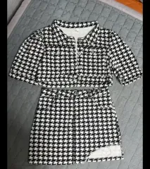 CHECK セットアップ 半袖