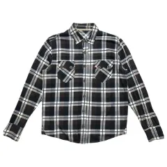 リーバイス ブラウン ツートン チェック フランネル ツーポケット シャツ L