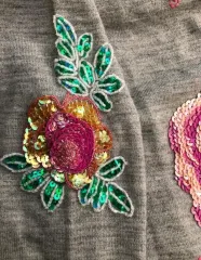 ハート刺繍カーディガン XS