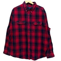 GEORGE レッド/ブラック チェック ネルシャツ XLサイズ - メルカリ GEORGE レッド/ブラック チェック ネルシャツ XLサイズ - メルカリ