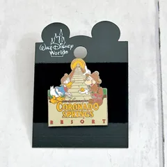【激レア・台紙付き】WDW コロナドスプリングス限定 ピンバッジ ドナルド パンチート：ディズニーピンバッジ Disney ミッキー