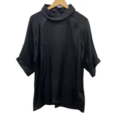 theory luxe(セオリーリュクス) 七分袖シャツブラウス サイズ038 M レディース - 黒