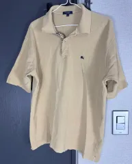 バーバリー ベージュ ポロシャツ L