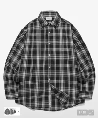 FILLUMINATE(フィルミネイト) オーバーサイズ フォレスト シャツ チェック柄ㅣXL