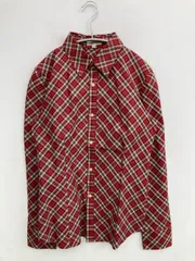 ROPE PICNIC ロペピクニック シャツ/ブラウス 38 レッド コットン チェック柄 ミドル丈 長袖 レギュラーカラー