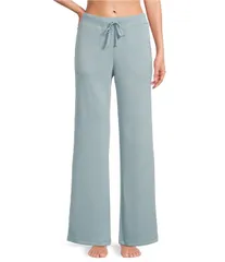 モダン ムーブメント レディース ボトムス カジュアルパンツ ワイドレッグ スキューバ ニット Half Moon by Modern Movement Wide Leg Scuba Knit Coordinating Pantslate スレート