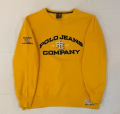 ポロラルフローレン Polo Jeans(ポロジーンズ) 星条旗 スウェットシャツ イェロー