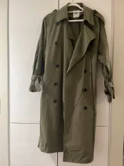 ZARA ザラ レディース トレンチコート XSサイズ カーキ色
