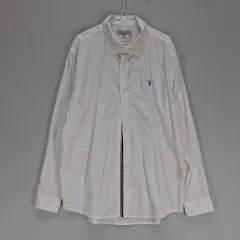 U.S. POLO Assn. メンズ 110 シャツ 2020 春 秋 ホワイト 03956