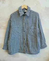 ザラ チェック シャツ型 ジャケット