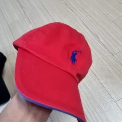 ポロ ラルフローレン レッド ボールキャップ 帽子(f)
