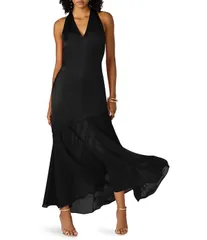 スティーブ マデン レディース トップス ワンピース シアースカート シアー スカート マキシ Steve Madden Lua Sheer Skirt Maxi Dress Black ブラック
