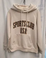 ニューバランス スポーツクラブ USA アイボリー フードT