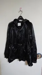 ZARA シャイニング フーディー ジャケット アウター @1219
