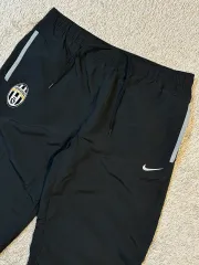 M 00's NIKE ユヴェントス オールドスクール ワイド ナイロン トラックパンツ ブラック