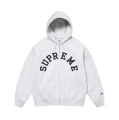 XLサイズ Supreme Champion アーチ ロゴ ジップアップ フーディー グレー