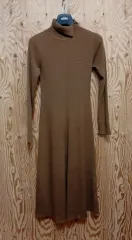 ラコステ タートルネック フレア ウール ONE PIECE