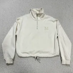 マリテフランソワジルボー ハーフジップ スウェット レディース s