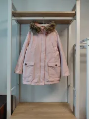 ザラキッズ' ピンク ダウンジャケット