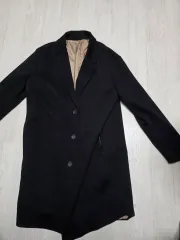 セレクトショップ ブラック ロング カシミア コート