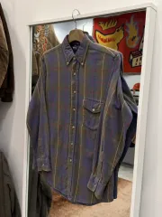 80s WOOLRICH ウールリッチ ヴィンテージ コットン フランネル チェック シャツ