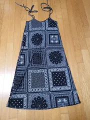 未使用) 딩동 ベイズリー ノースリーブ ロング ONE PIECE (51201)