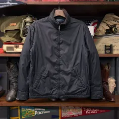 90s ポロ ラルフローレン フード付き バラクーダ パデッド ブルゾン ペリー ジャケット N377