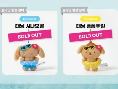 OLIVE YOUNG オリーブヤング サンリオ サンリオ ポムポムプリン シナモロール ぬいぐるみ キーホルダー