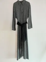 ザラ シャツ ロング丈ワンピース