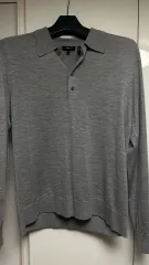 セオリー / グレー カラ ニット / XL