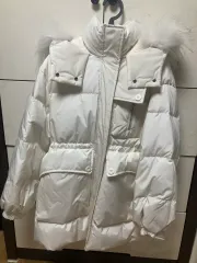 白ファーダウンコート まとめ出品