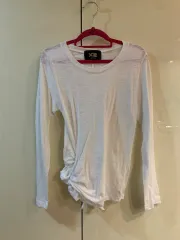 2X2 白 長袖 Tシャツ