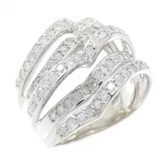 K18WG ダイヤモンド リング 1.00CT