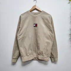 TOMMY JEANS 21'FW コーデュロイ スウェット ベージュ