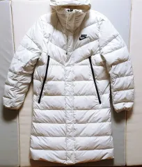 XL NIKE ダウンジャケット ロング丈 アウター 白 1398