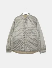 チェック リバーシブル 軽量 ダウン