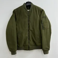 95 Abercrombie アバクロンビー レディース キルティング MA-1ジャケット
