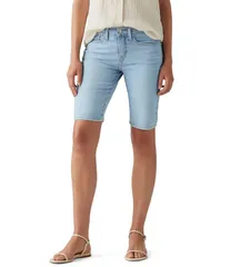 リーバイス レディース ボトムス ハーフパンツ・ショーツ ショートパンツ デニム LevisR MidRise Shaping Bermuda Denim Shorts Double Duty デニム