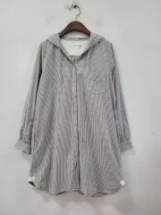 LEPSIM ストライプ WHO シャツ ロングスリーブシャツ