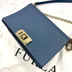 新品、人気】アンテプリマ MISTO 水色 長財布 チェーンストラップ付き 