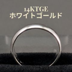 ESPO 8號 古董戒指 14KT 白金 素面指環 美國 古董