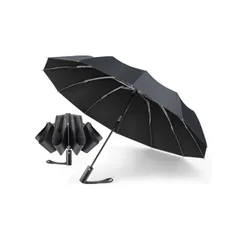 折りたたみ傘 大きいサイズ 【2026新登場 Ｗ骨構造・24本骨相当 &耐強風設計】 ワンタッチ自動開閉 逆折り式 一級遮光 UPF50+ 折り畳み傘 晴雨兼用 おりたたみ傘 メンズ 日傘 レディース 通勤 通学 旅行 出張 梅雨対策 豪雨対策 (ブラック)