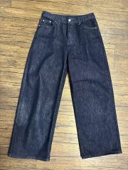 インディゴデニム ワイド デニム パンツ 表記サイズ L