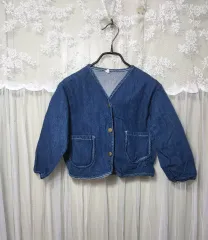 キッズポケット スナップボタン デニムジャケット 11号
