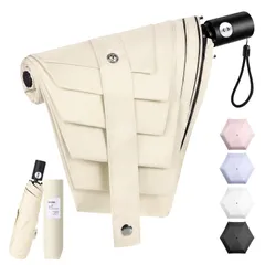 【形状記憶・JIS認証 UVカット率100% 完全遮光】 日傘 3秒でたためる傘 UVカット 遮熱 UPF50+ 晴雨兼用 折りたたみ日傘 ワンタッチ自動開閉 飛び出し防止 耐風撥水 折り畳み 傘 レディース メンズ 男女兼用 日焼け防止 熱中症対策 コンパク