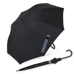 小川(Ogawa) 大きいサイズ 長傘 メンズ 耐風 丈夫 超撥水 まとめやすい 親骨65cm 直径112cm ブラック ジャンプ式 54780