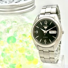 [Working Condition] SEIKO 5 Mechanical Automatic Men's Watch, Silver, Day-Date, 5606-7300, 416872, Original Strap
