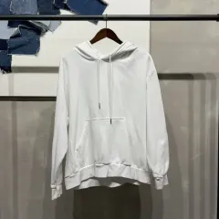 H&M エイチ・アンド・エム カジュアル ベーシック フードTシャツ 白