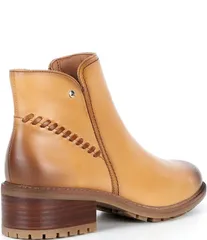ピコリーノス レディース シューズ ブーツ・レインブーツ アンクル レザー Pikolinos Womens Medina Leather Ankle Booties Vanillaのサムネイル