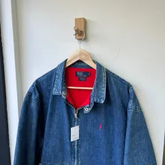 15512 - 80s ポロラルフローレン デニムブルゾン ジャケット